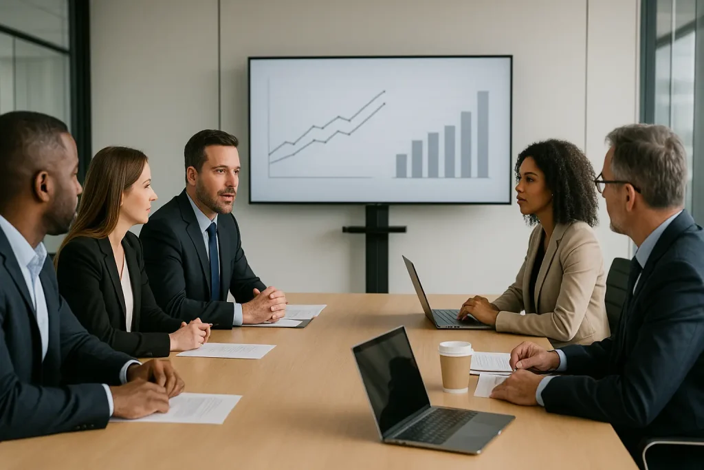B2B marketing agency aligning sales, finance, and data to drive marketing ROI and revenue growth.