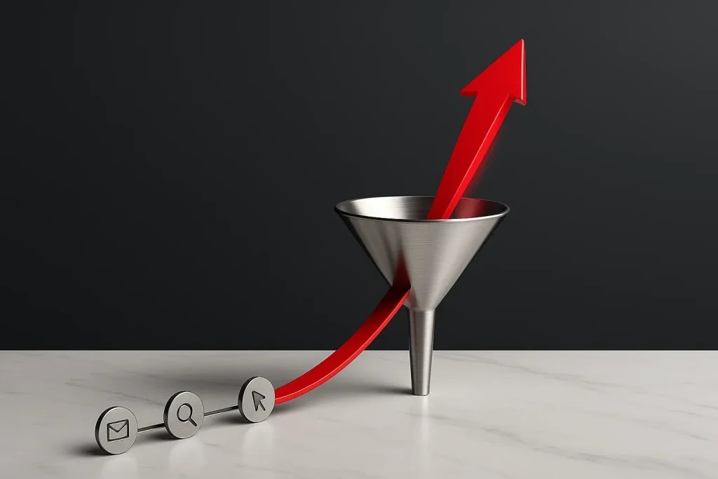 Best marketing channels for 2025 ROI graph highlighting email, SEO, and PPC as top performers.